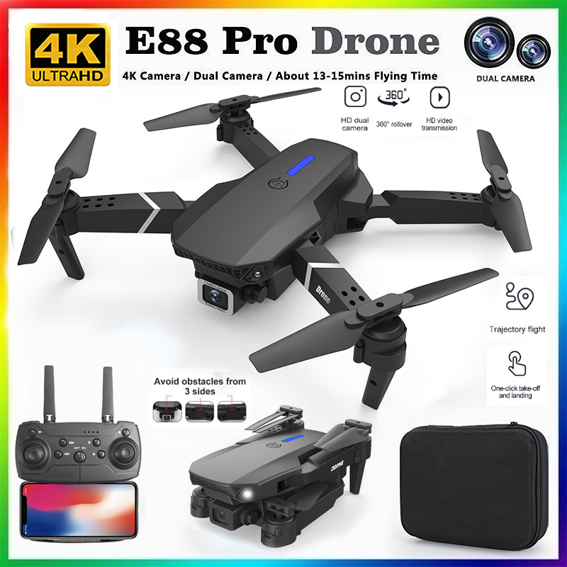 Drone Camera Wide Angle - Nuevo Dron RC Profesional E88 2026