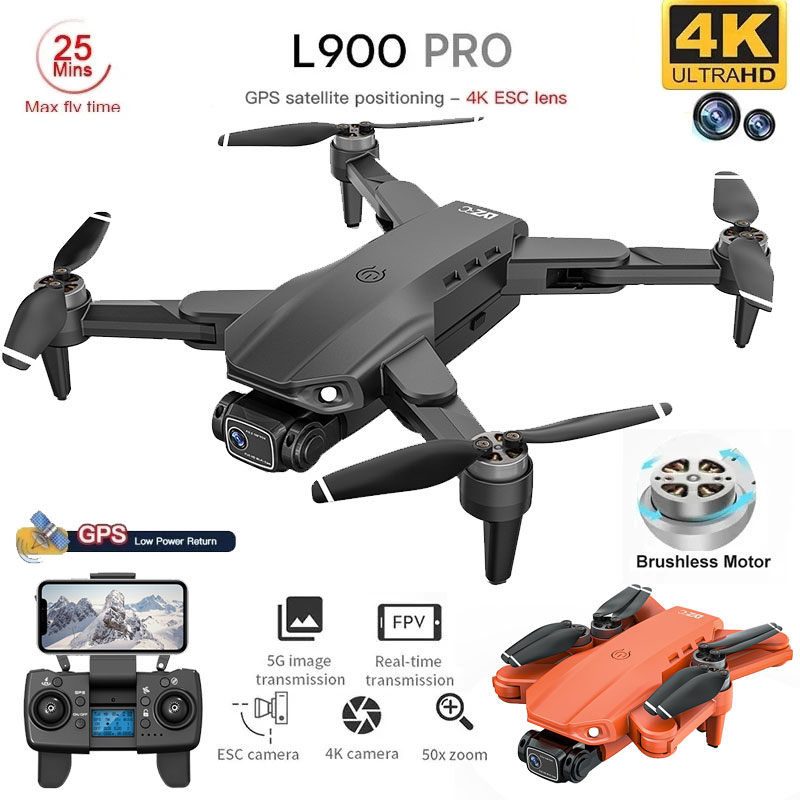 L900 Pro GPS Drone 4K profesio - Drone Camera Wide Angle reseña y precio
